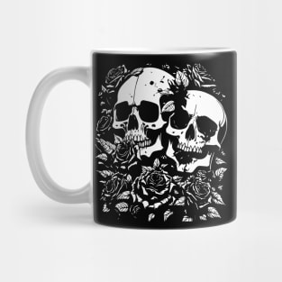 skulls and roses Mug